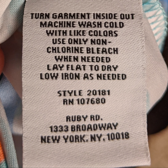 Ruby Rd. Floral Shift Dress. XL - Picture 7 of 8